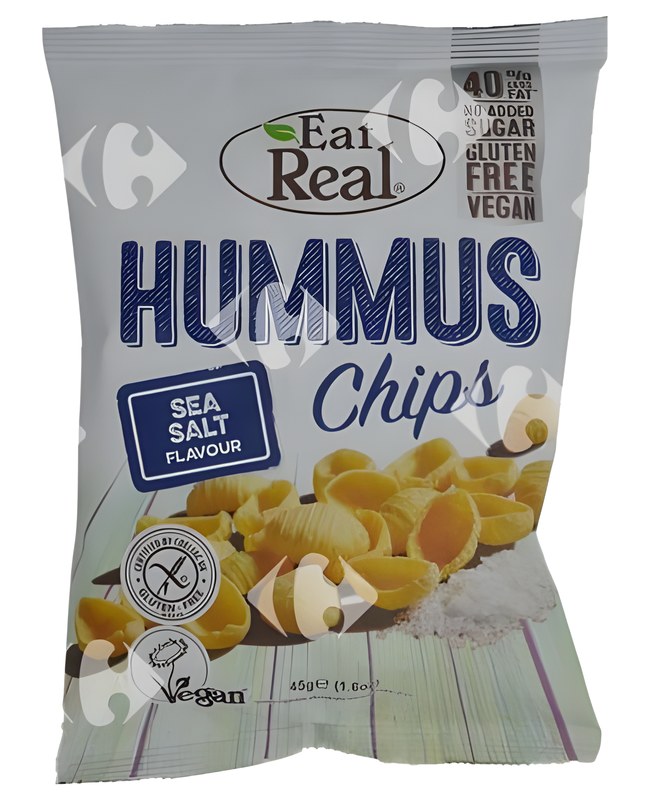 Chips Hummus Salé Sans Gluten Eat Real 45 g