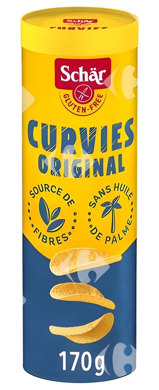 Chips Tuiles Curvies Original Sans Gluten Schär 170 g
