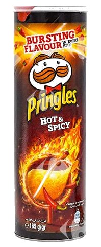Tuiles Hot Spicy Pringles 165 g