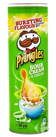 Tuiles Sour Cream Onion Pringles 165 g