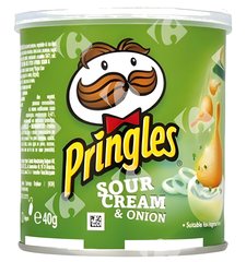 Tuiles Sour Cream Onion Pringles 40 g
