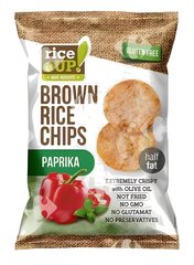 Chips de Riz Brun au Paprika Sans Gluten Rice Up 60 g