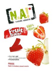 Gommes Fruit Sticks Fraise Nature Addict 35 g