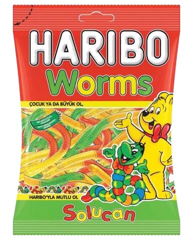 Gelées Worms Haribo 80 g