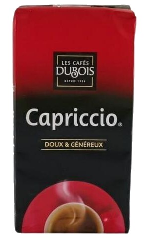 Café Moulu Mélange Capriccio Rouge Dubois 225 g