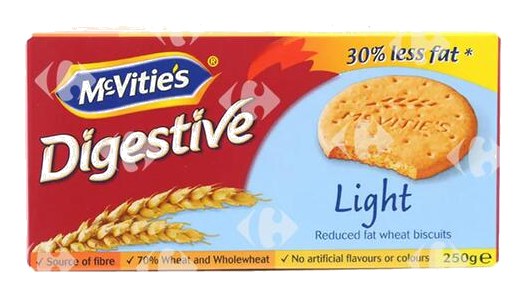 Biscuits Digestive Light Mcvities 250g
