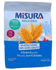 Biscuits Digestive Multi-Grains Sans Sucres Ajoutés Dolcesenza Misura 120 g