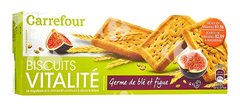 Biscuits au Germe de Blé et Figue Carrefour 200 g