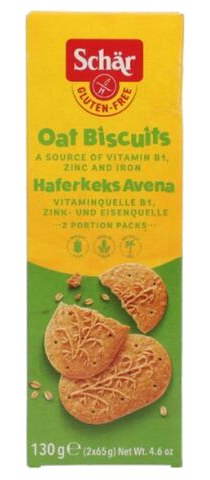 Biscuits Avoine Sans Gluten Schar 130g