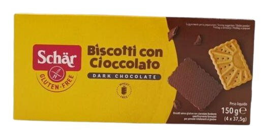 Biscuits au Chocolat Sans Gluten Schar 150g