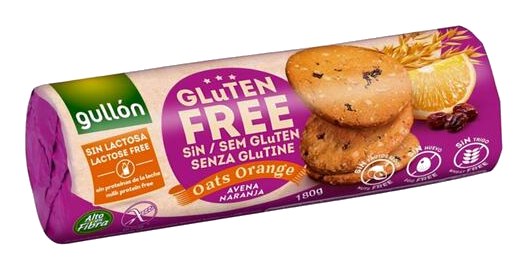 Biscuit Avoine Orange Sans Gluten Gullon 180g