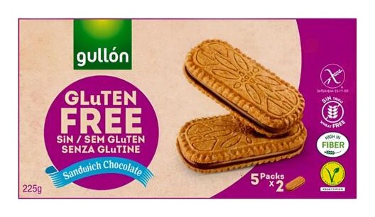 Sandwich au Chocolat Sans Gluten Gullon 225g