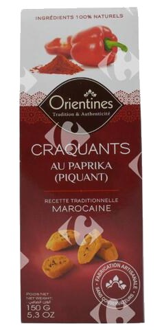 Craquants au Paprika Orientines 150g