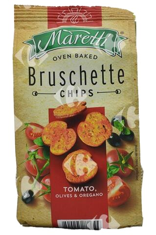 Bouchées de Pain Saveur Tomates Olives et à L'Origan Bruschette Maretti 70g