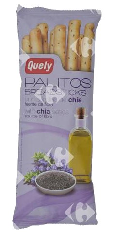 Pain Sticks aux Graines de Chia Quely 50g