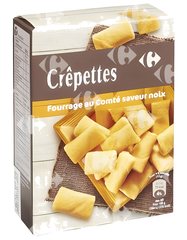 Biscuits Apéritifs Crêpettes au Comté Saveur Noix CARREFOUR