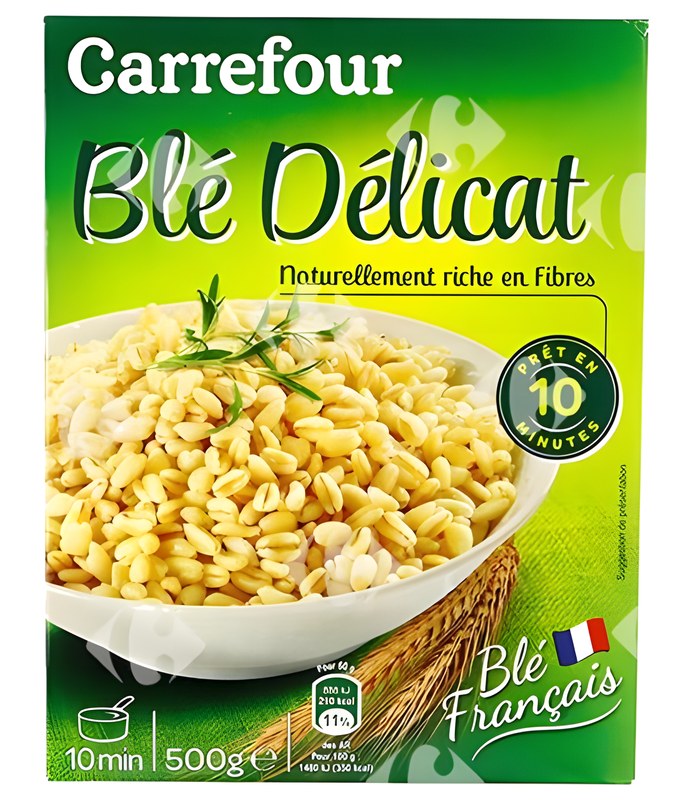 Blé Précuit 10 Min Carrefour 500 g