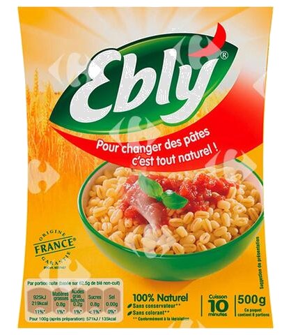 Blé Précuit 10 Min Ebly 500 g
