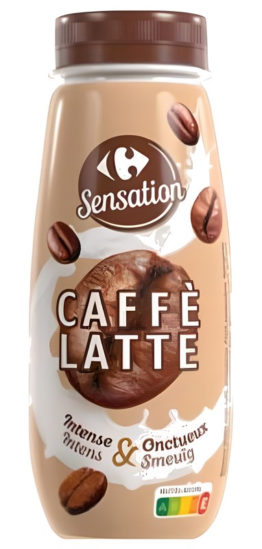 Boisson Café Latte au Lait Demi-Écrémé Carrefour Sensation 250 ml