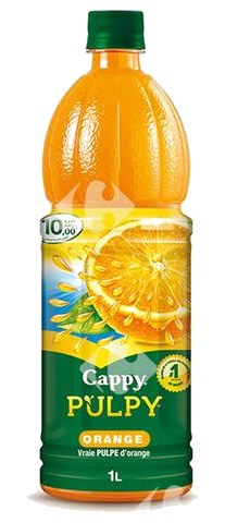 Jus Pulpy Cappy orange bouteille 1 L