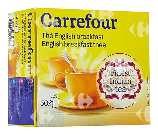 Thé Anglais Nature Carrefour 50 sachets