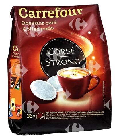 Café en Dosettes Corsé Carrefour 36 unités