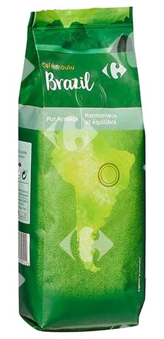 Café Moulu Arabica de Brazil Carrefour 250g