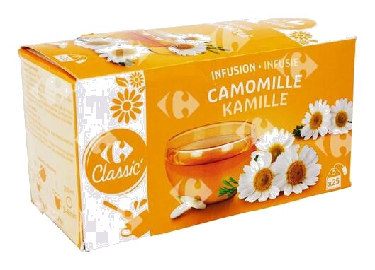 Infusions Camomille Carrefour 25 sachets