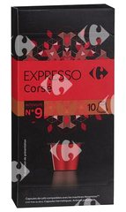 Café en Capsules Expresso Corsé Carrefour N9x10