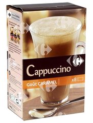 Stick Cappuccino Caramel Carrefour 8x17 g