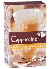 Stick Cappuccino Vanille Carrefour 8x18 g