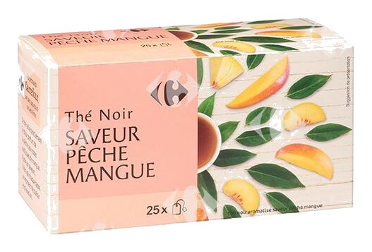 Thé Aromatisé à la Mangue Carrefour 25 sachets