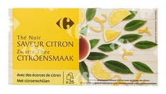 Thé Noir Aromatisé au Citron Carrefour 25 sachets