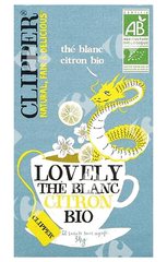 Infusions en Sachets Thé Bio Blanc Citron Clipper 20 sachets