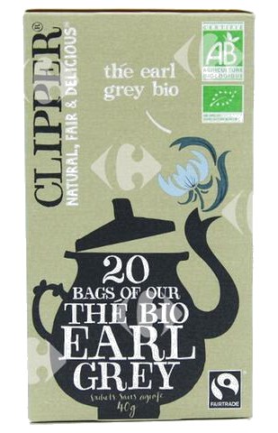 Infusions en Sachets Thé Bio Earl Grey Clipper 20 sachets