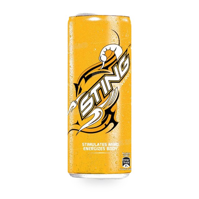 Boisson Énergisante Gold Rush Sting 25cl