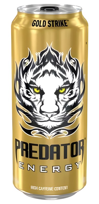 Boisson Énergisante Gold Predator 25 cl