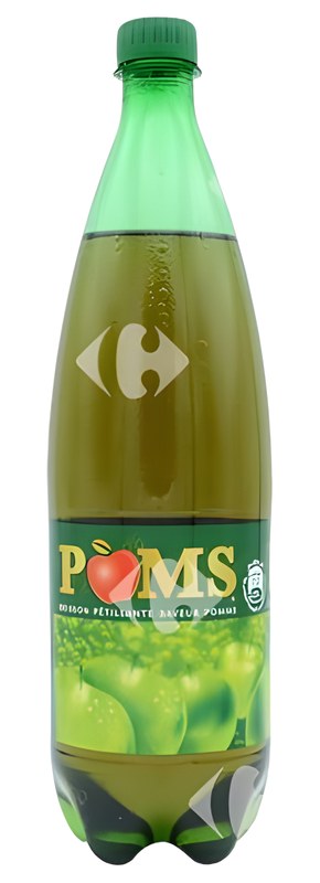 Boisson gazeuse Pom's bouteille 1 L