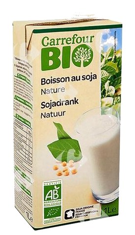 Boisson Végétale au Soja Nature Carrefour Bio 1 L