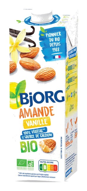 Lait d'Amande à la Vanille Bio Bjorg 1L