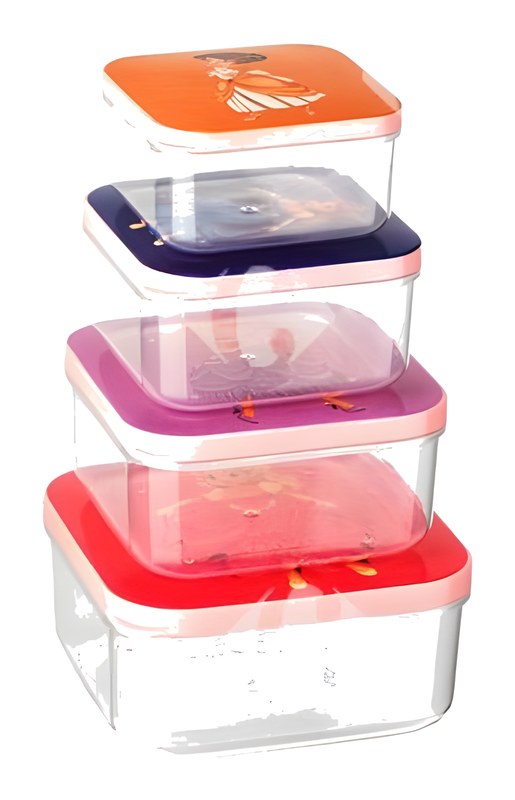 Boîtes Faces Diveres Couleurs Lux 4 Pièces