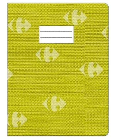 Protège Cahier Lino Graine A5 Jaune