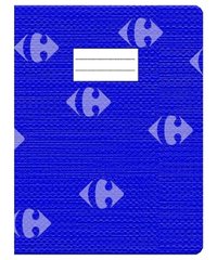 Protège Cahier Lino Graine A5 Bleu