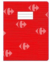 Protège Cahier Lino Graine A5 Rouge