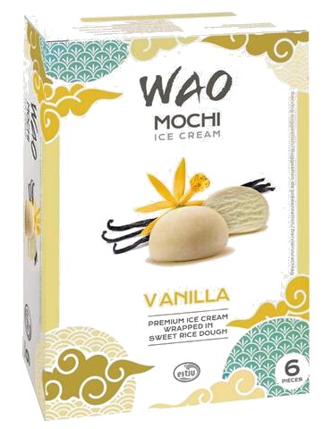 Mochis glacés saveur vanille Wao 6 pièces