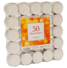 Bougies Chauffe Plats Roura 8h - 50 pièces