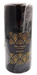Bougie Parfumée Cylindrique Noir Fleur d'Oranger