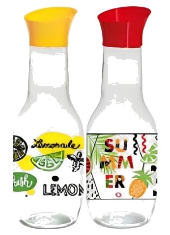 Bouteille à Eau en Verre Divers Design 1L