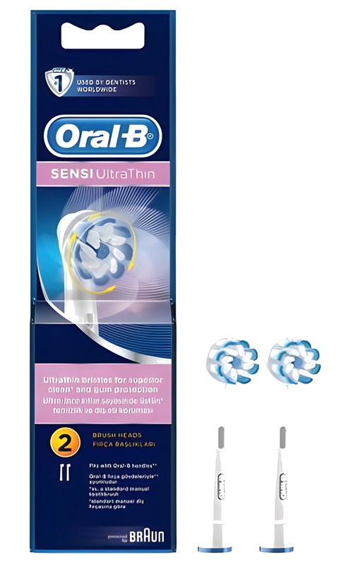Recharge Brosse à Dents Électrique Sensitive Oral-B 2 unités