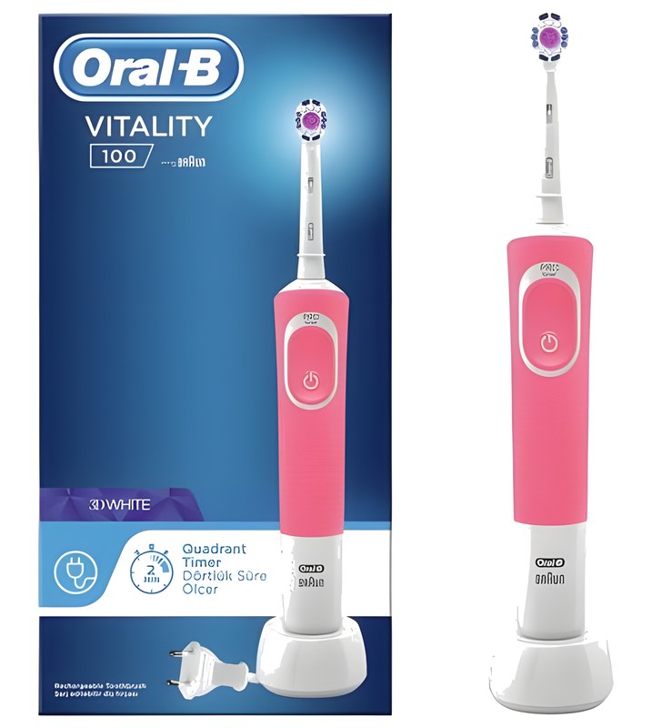 Brosse à Dents Electrique Vitality Rose Oral-B 1 unité